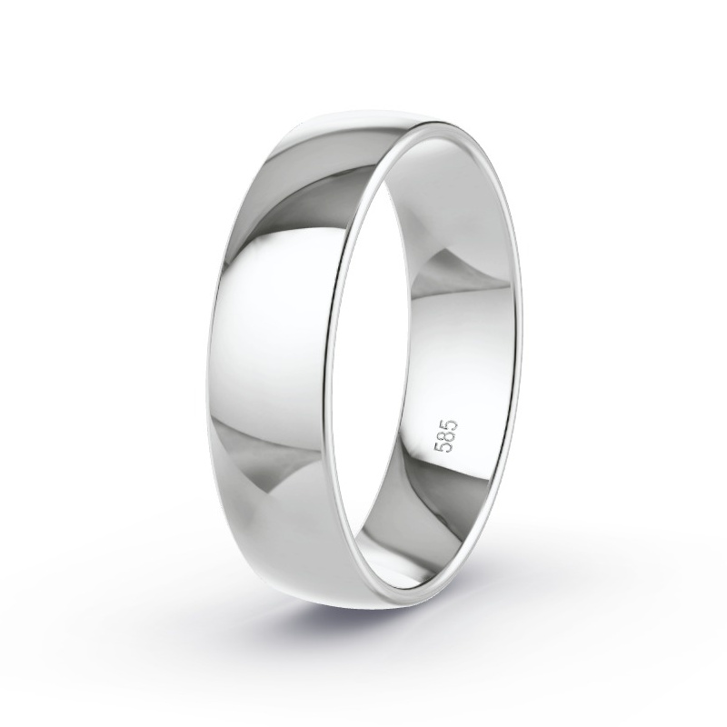 Trouwring Witgoud - Model N°2107 Trouwring Witgoud - Model N°2107