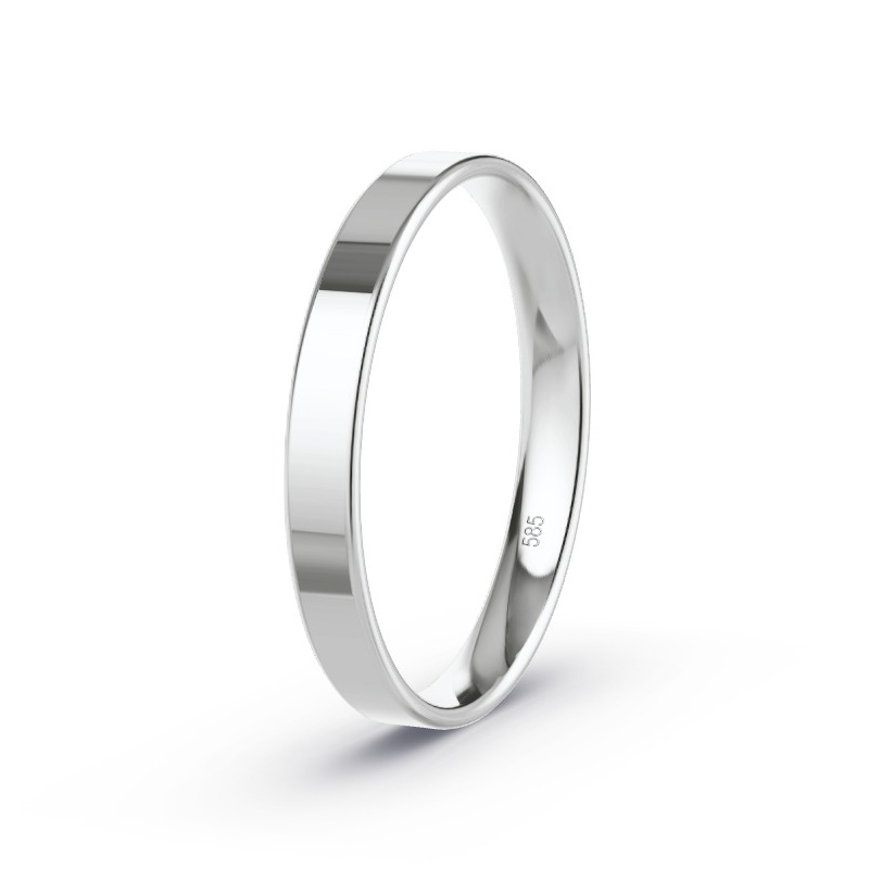 Trouwring Witgoud - Model N°2111 Trouwring Witgoud - Model N°2111