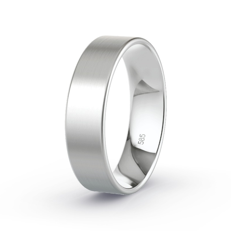 Trouwring Witgoud - Model N°2118 Trouwring Witgoud - Model N°2118