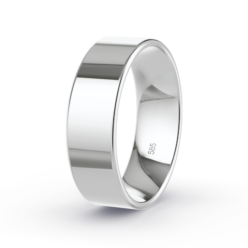 Trouwring Witgoud - Model N°2119 Trouwring Witgoud - Model N°2119