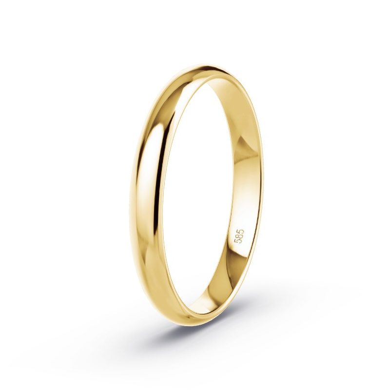 Trouwring Geelgoud - Model N°2121 Trouwring Geelgoud - Model N°2121