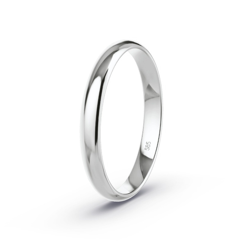 Trouwring Witgoud - Model N°2121 Trouwring Witgoud - Model N°2121