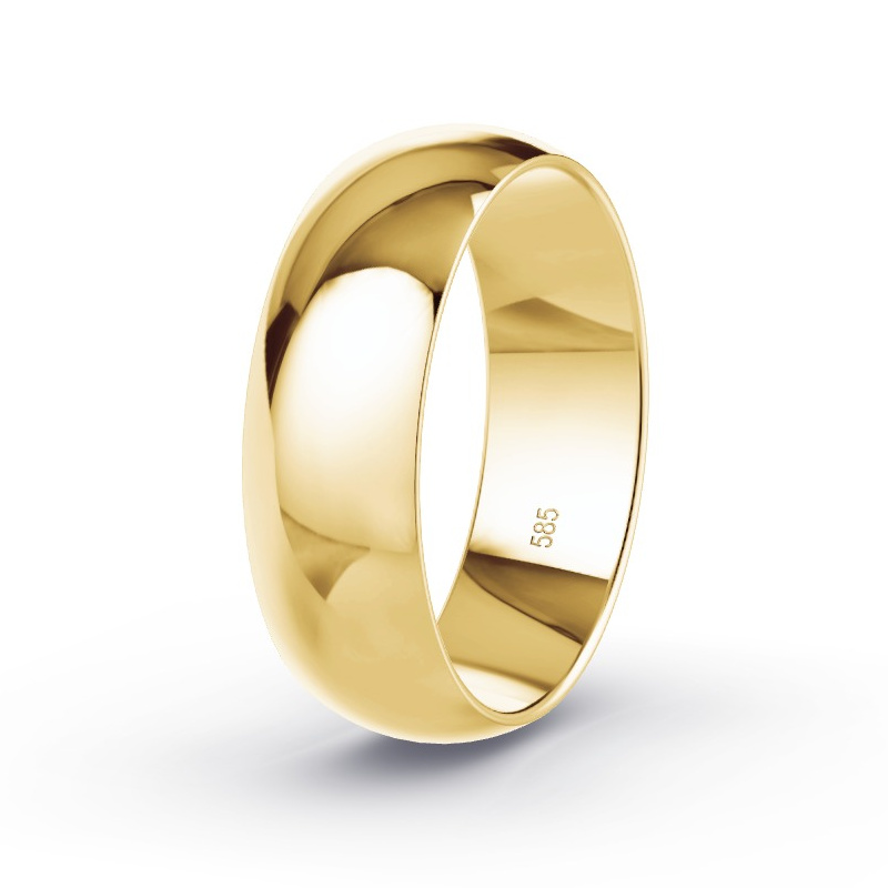 Trouwring Geelgoud - Model N°2129 Trouwring Geelgoud - Model N°2129