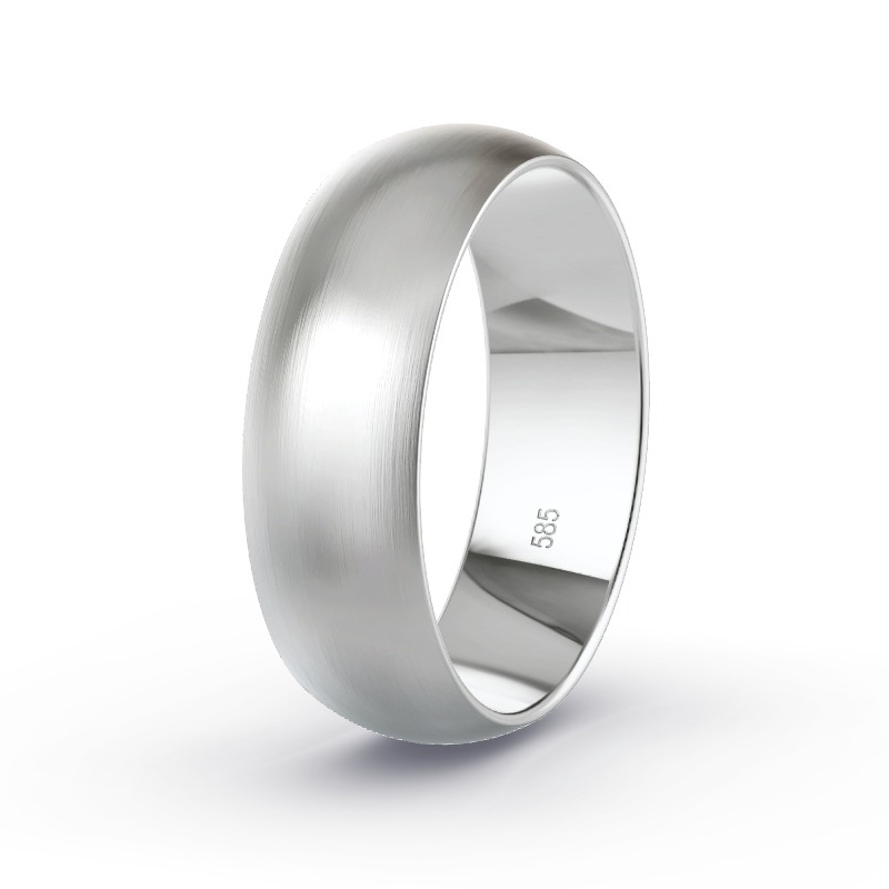 Trouwring Witgoud - Model N°2130 Trouwring Witgoud - Model N°2130