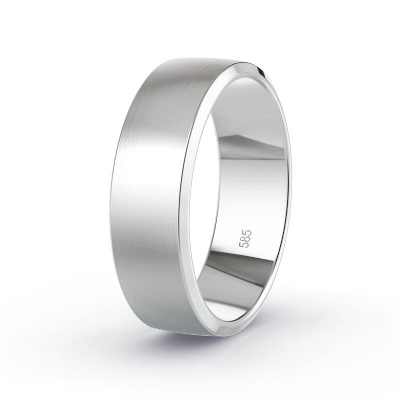 Trouwring Witgoud - Model N°2138 Trouwring Witgoud - Model N°2138