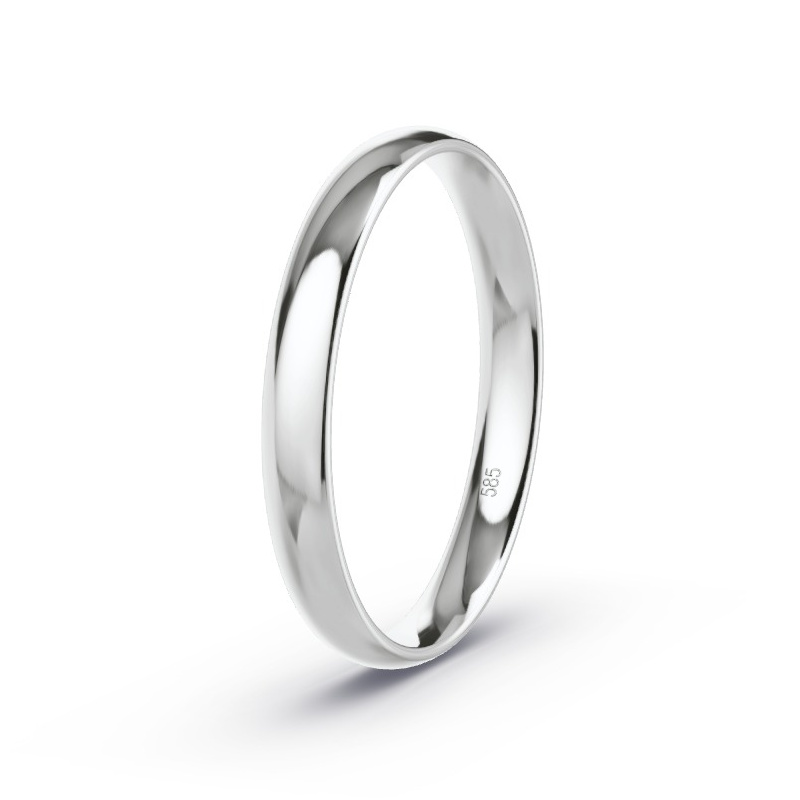 Trouwring Witgoud - Model N°2139 Trouwring Witgoud - Model N°2139