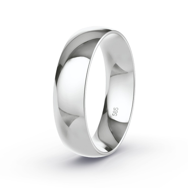Trouwring Witgoud - Model N°2145 Trouwring Witgoud - Model N°2145