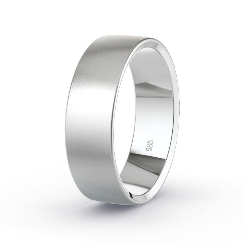 Trouwring Witgoud - Model N°2156 Trouwring Witgoud - Model N°2156