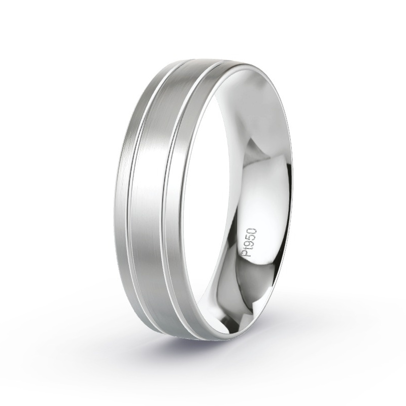 Trouwring Platina - Model N°2164 Trouwring Platina - Model N°2164