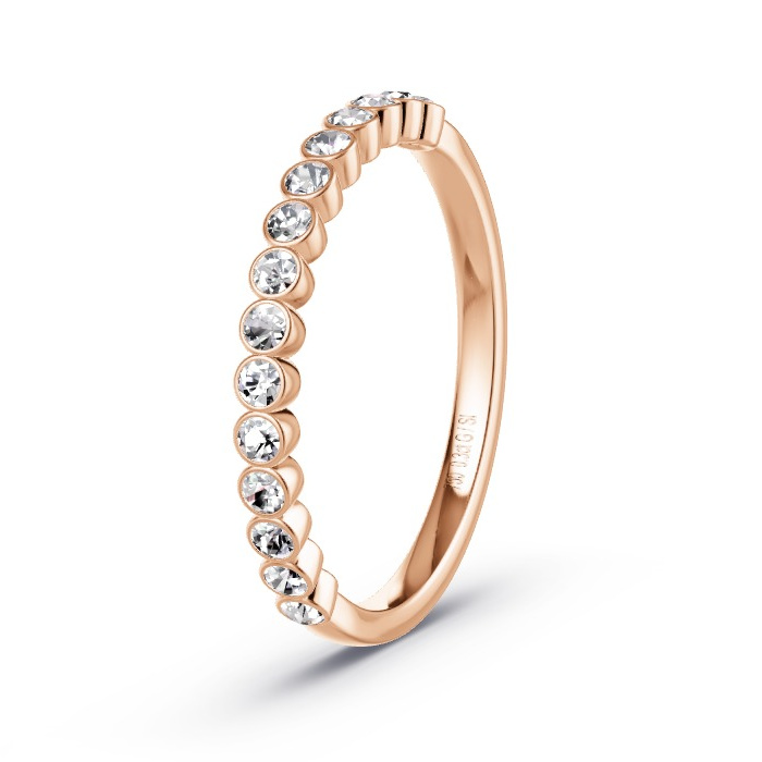 Memoirering Roodgoud - 0.30 ct Diamanten - Model N°4127 Memoirering Roodgoud - 0.30 ct Diamanten - Model N°4127
