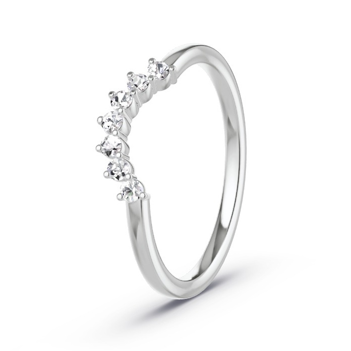 Memoirering Zilver - 0.14 ct Diamanten - Model N°4130