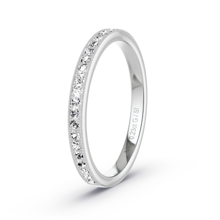 Memoirering Zilver - 0.23 ct Diamanten - Model N°4131
