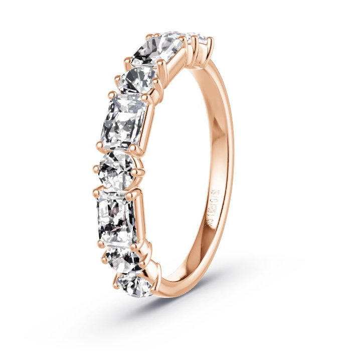 Memoirering Rosegoud - 1.62 ct Diamanten - Model N°4148 Memoirering Rosegoud - 1.62 ct Diamanten - Model N°4148