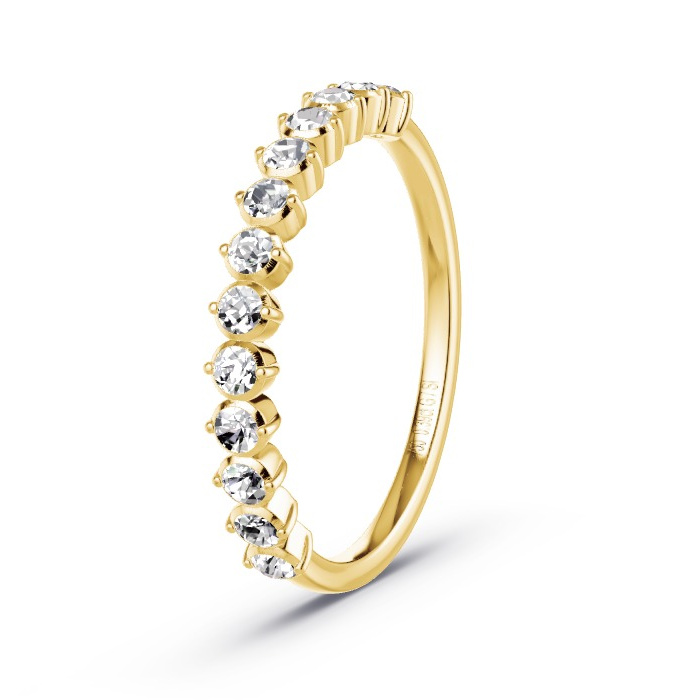 Memoirering Geelgoud - 0.39 ct Diamanten - Model N°4149 Memoirering Geelgoud - 0.39 ct Diamanten - Model N°4149