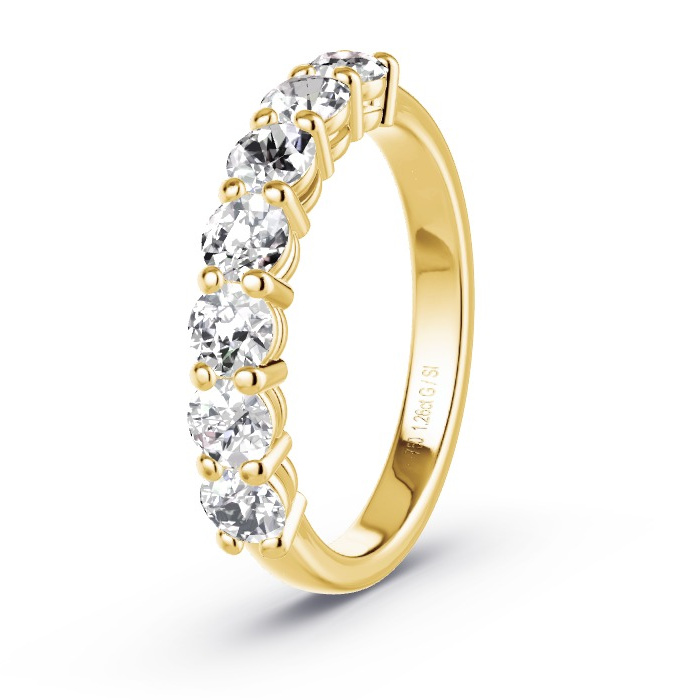 Memoirering Geelgoud - 1.26 ct Diamanten - Model N°4159 Memoirering Geelgoud - 1.26 ct Diamanten - Model N°4159