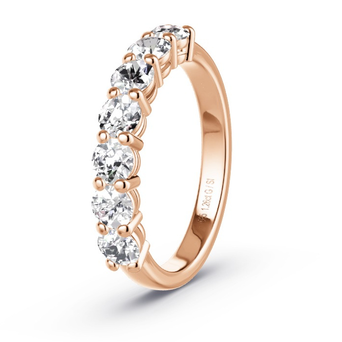 Memoirering Roodgoud - 1.26 ct Diamanten - Model N°4159 Memoirering Roodgoud - 1.26 ct Diamanten - Model N°4159