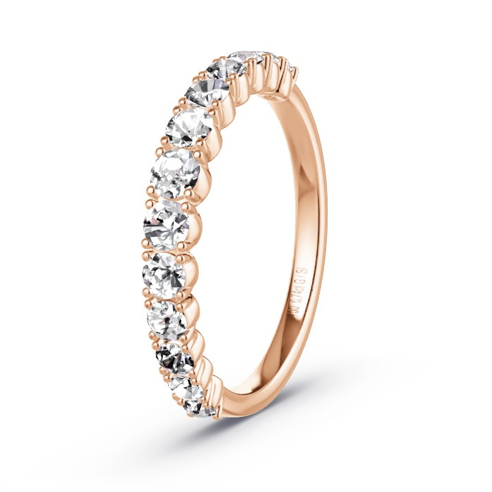 Memoirering Roodgoud - 0.74 ct Diamanten - Model N°4165 Memoirering Roodgoud - 0.74 ct Diamanten - Model N°4165