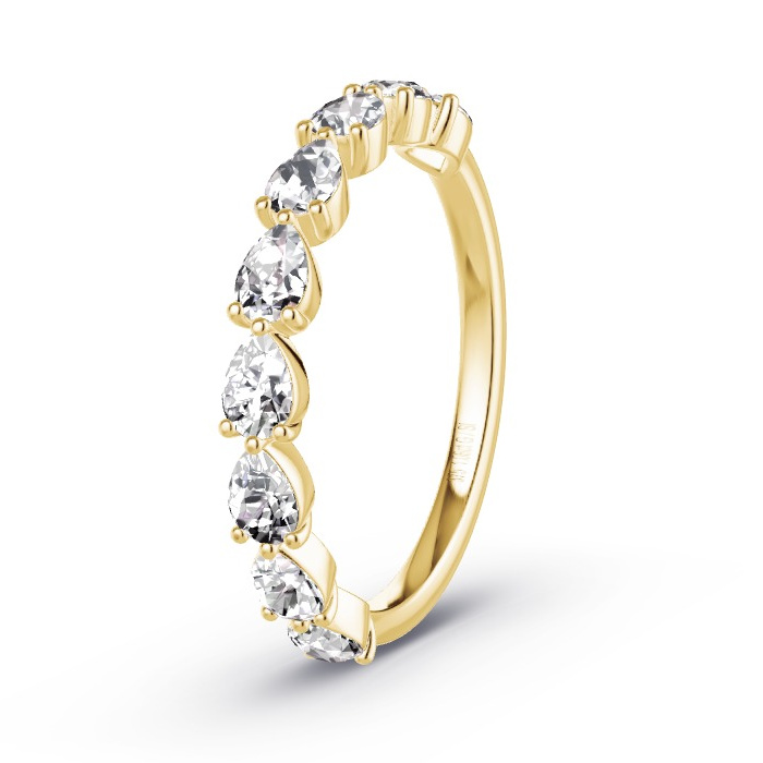 Memoirering Geelgoud - 1.08 ct Diamanten - Model N°4169