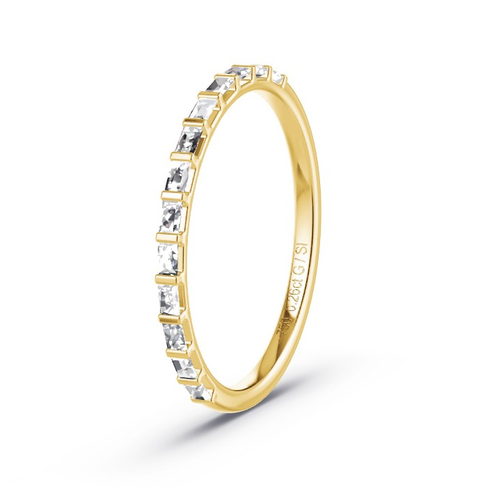Memoirering Geelgoud - 0.26 ct Diamanten - Model N°4171 Memoirering Geelgoud - 0.26 ct Diamanten - Model N°4171