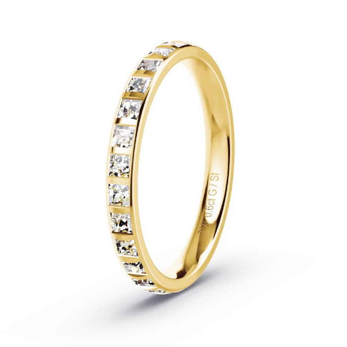Memoirering Geelgoud - 0.60 ct Diamanten - Model N°4206 Memoirering Geelgoud - 0.60 ct Diamanten - Model N°4206