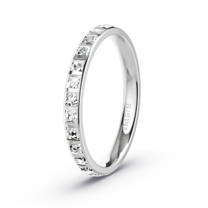 Memoirering Witgoud - 0.60 ct Diamanten - Model N°4206 Memoirering Witgoud - 0.60 ct Diamanten - Model N°4206