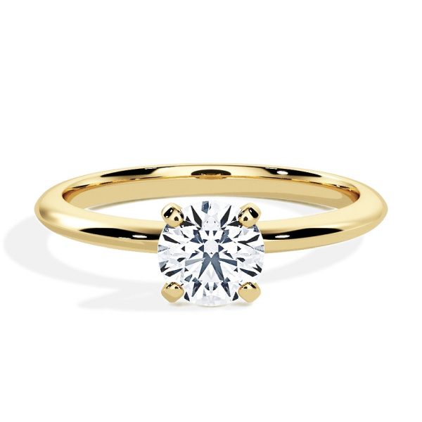 Verlovingsring Geelgoud - 0.30 ct Briljant - Model N°3021, Solitaire
