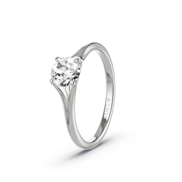 Verlovingsring Platina 950 - 0.70 ct diamanten - Model N°3103
