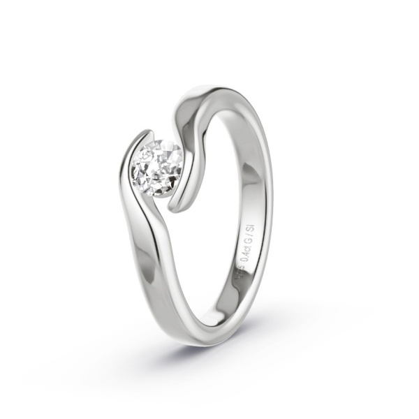 Verlovingsring Zilver 925 - 0.40 ct diamanten - Model N°3203